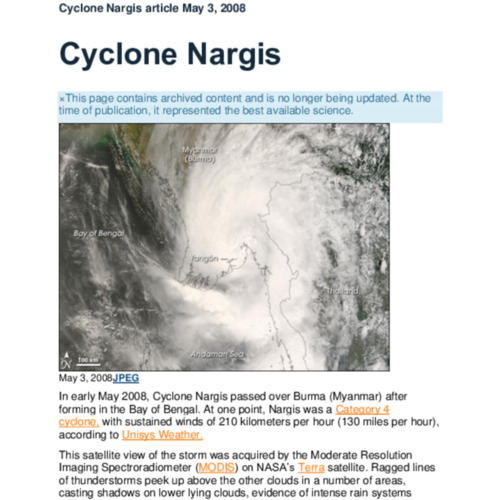 Cyclone Nargis