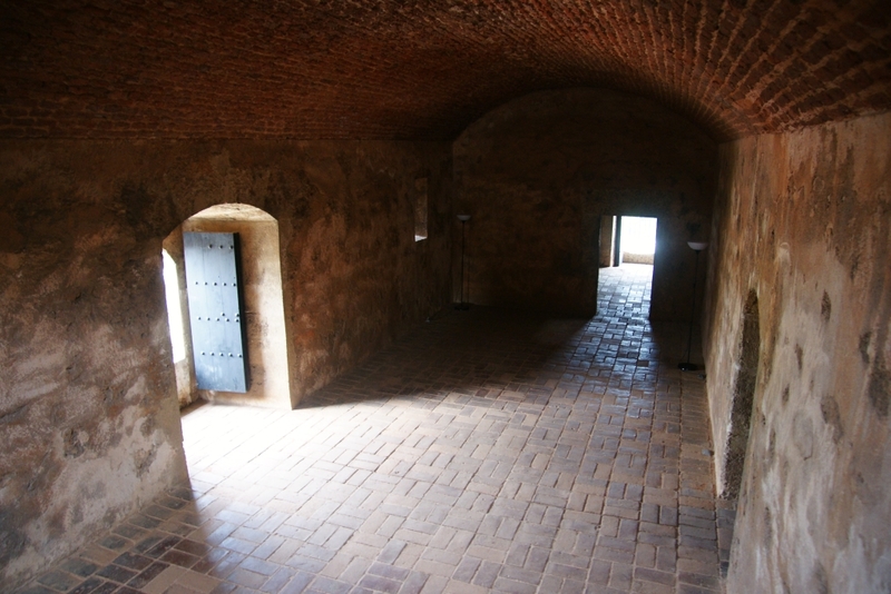 Inside view of Santo Domingo’s colonial fortress